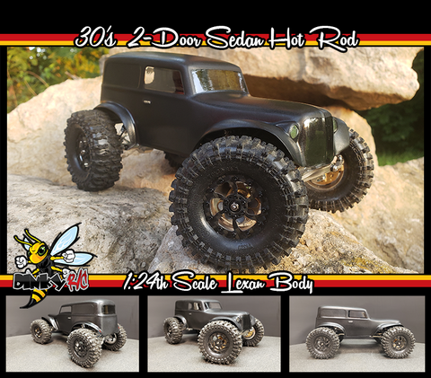 30's 2-Door Sedan 1:24th Hot Rod body