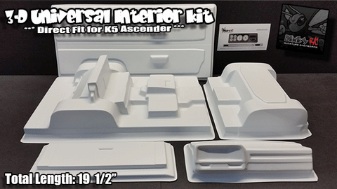3D Universal Interior Kit (White)